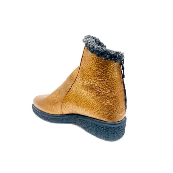 Arche Joel’s Metallic Leather Ankle Boots - Picture 3 of 15